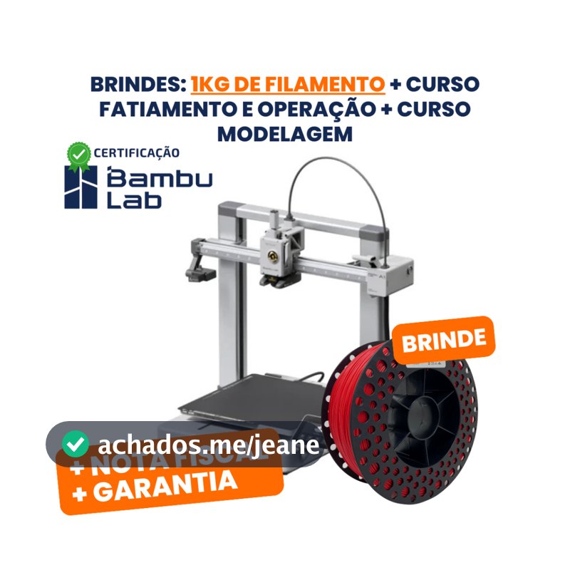 Impressora 3D Bambu Lab A1 + 1Kg de Filamento