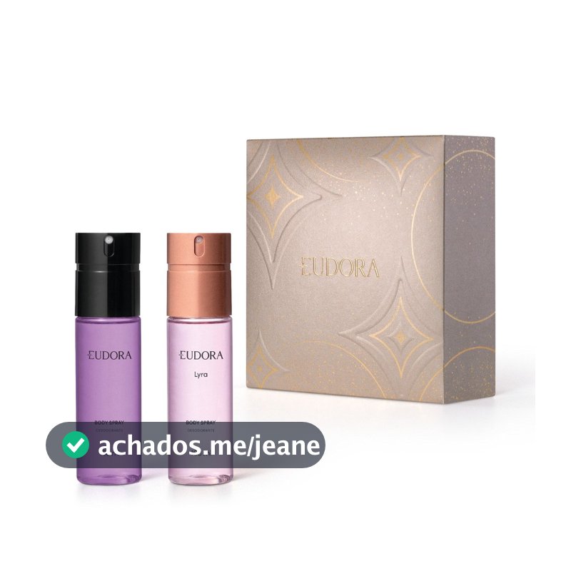 Eudora Kit Presenteável Duo Body Sprays (2 itens)