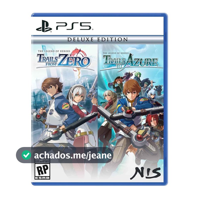 The Legend of Heroes Trails from Zero e Trails to Azure Deluxe Edition PS5 Midia Fisica
