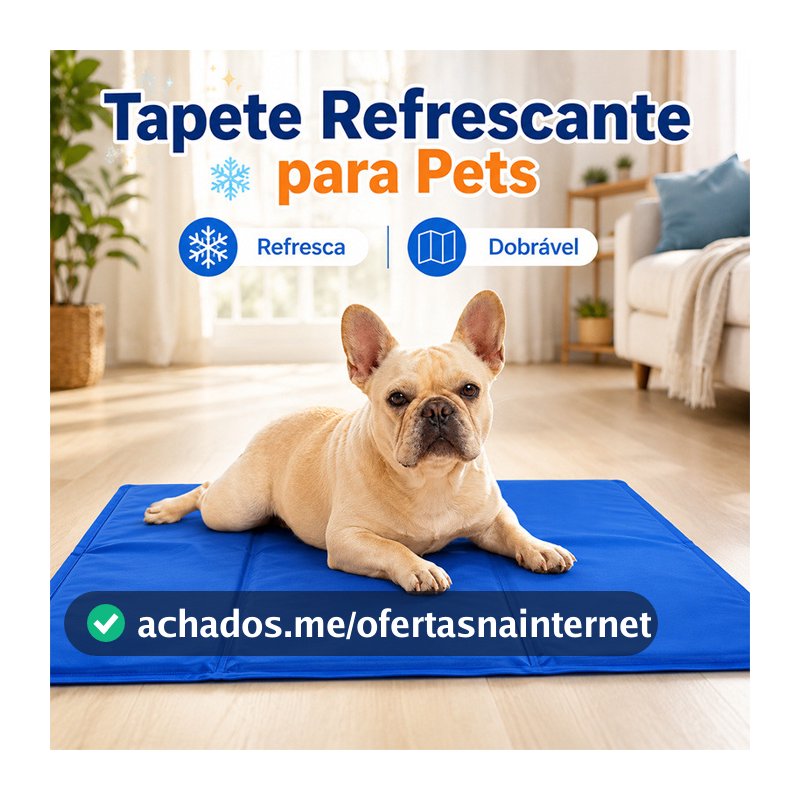 Tapete Refrescante Gelado para Cachorro Gato Grande 30X40/40X50/50X65cm Confortável para Descanso