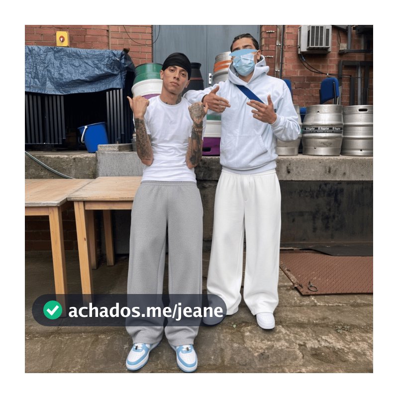 Kit 2 Calças De Moletom Wide Leg Baggy Unisex Liso Sem Estampa Estilo Streetwear Cintura Alta Com Cordão Casual