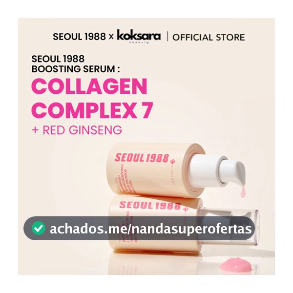 [OFFICIAL] SEOUL 1988 Boosting Serum: Collagen Complex 7 + Red Ginseng 30g