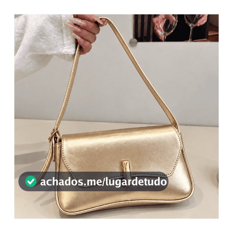 Bolsa Transversal Feminina Meia Lua Marrom