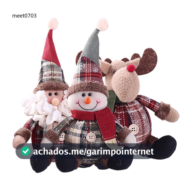 2027 Natal Papai Noel Boneco De Neve Ornamento Festa Xmas Mesa Boneca Presentes De