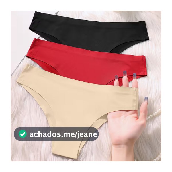 KIT Calcinha Corte a Laser  Não Marca Escolha a Cor Sem Costura Premium Conforto moda intima