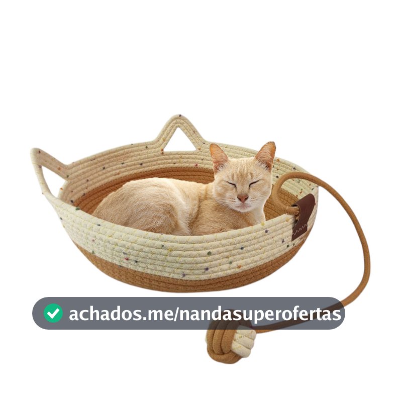 Cama Gato Cestinho Ninho Pet Felino Arranhador Caminha Rasqueadora Confortavel Animais Estimaçao Casa Petshop