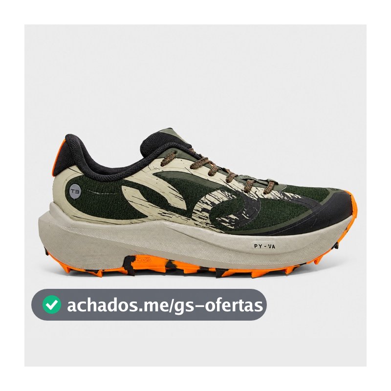 Tênis Olympikus Corre Trilha Masculino Verde Militar