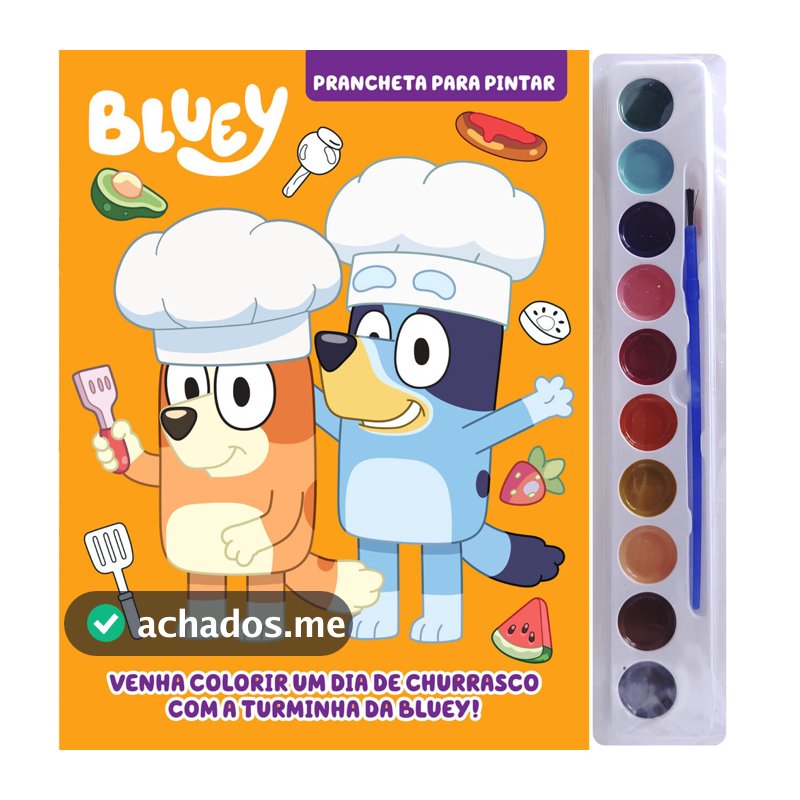 Bluey Prancheta para Pintar