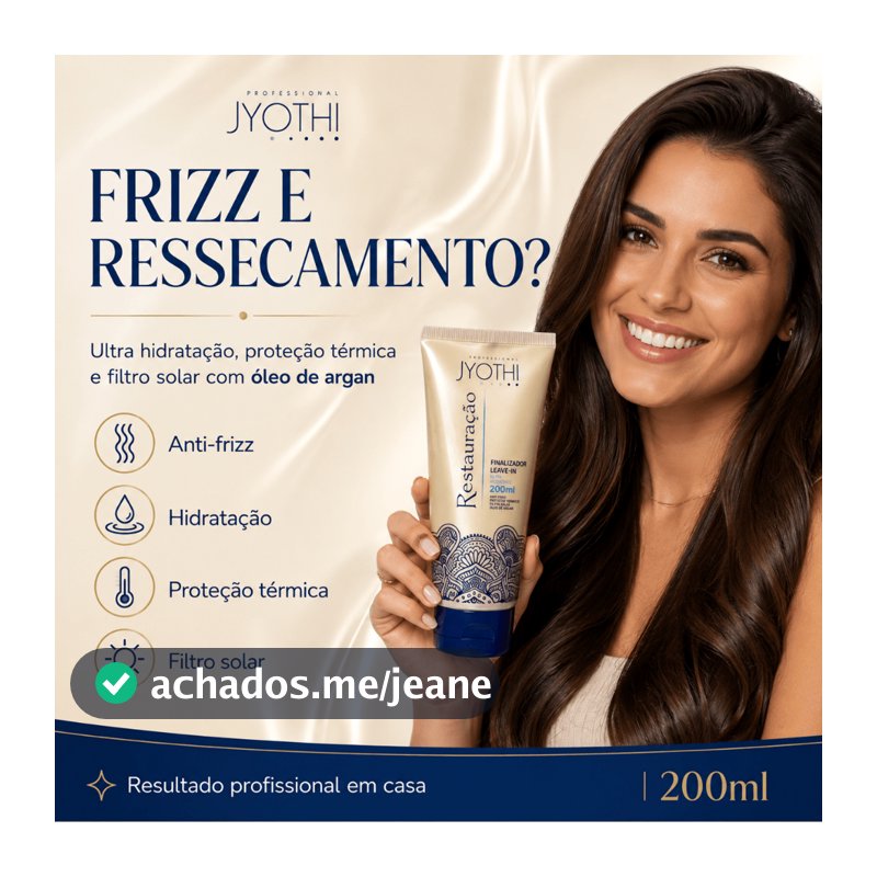 Finalizador Leave-in Ultra Hidratante Protetor Térmico Capilar Profissional E Filtro Solar