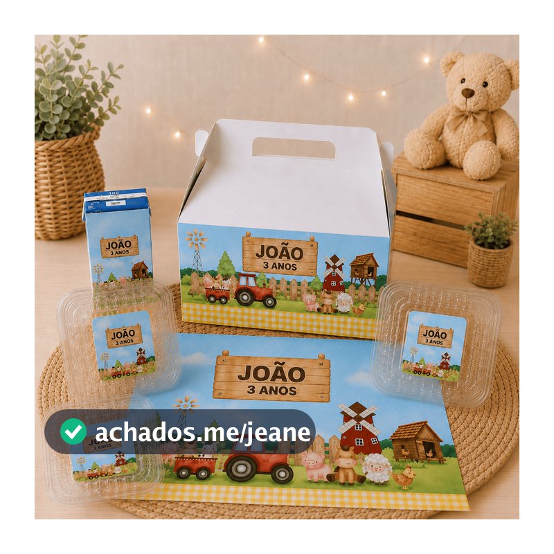 kit festa de aniversário na escola personalizada - kit festa escolar caixa festa na escola completo embalagem