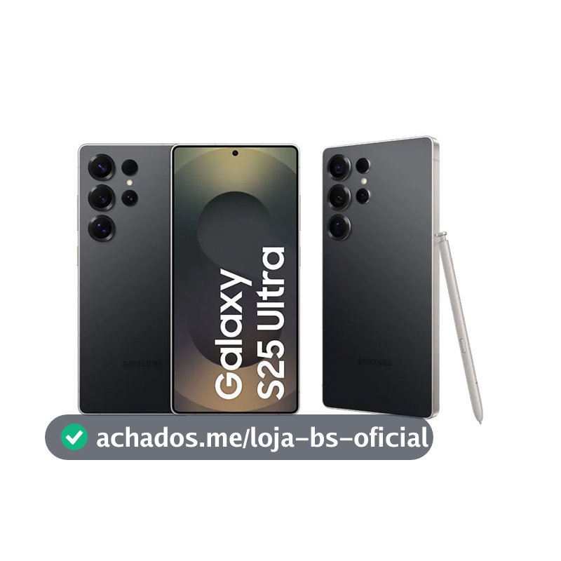 Celular Samsung Galaxy S25 Ultra 5G, 512GB, 12GB RAM, Câmera Quádrupla de 200+50+10+50, Tela Grande de 6.9"