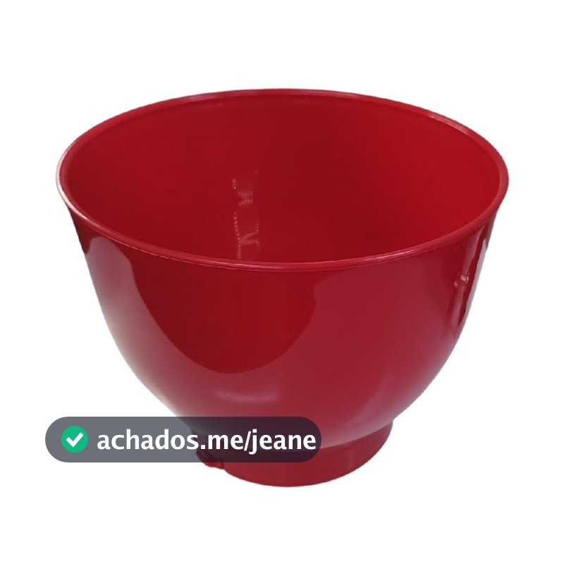 Tigela Batedeira Planetária Philco Php500 Bbt500 4L Vermelha