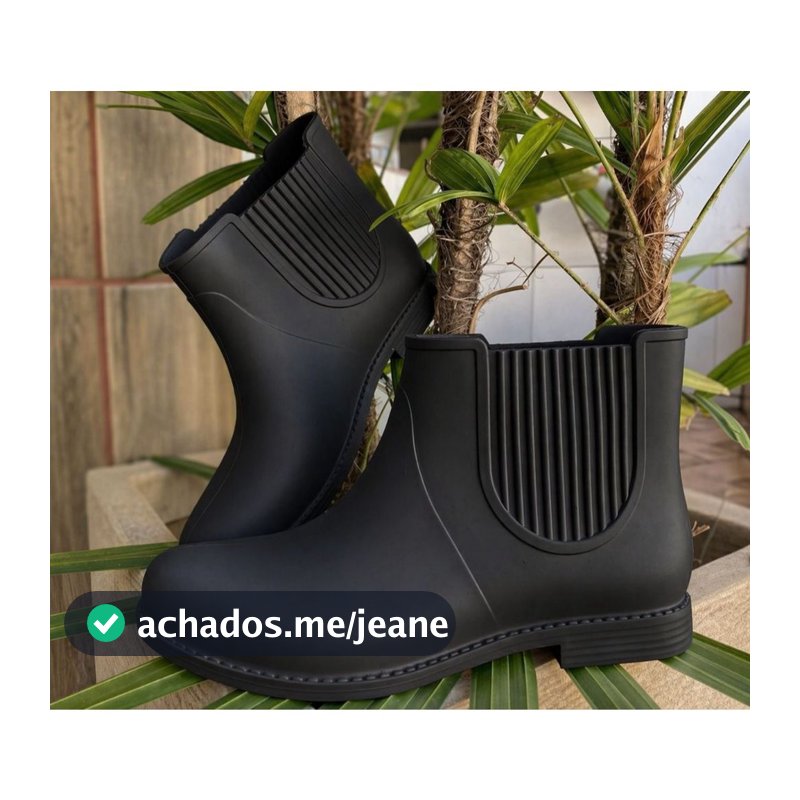 Bota galocha feminina pvc adulta unidade (par) botinha