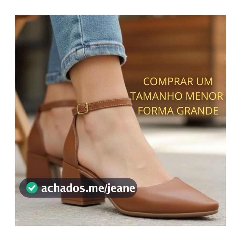 Sapato Feminino Social Scarpin Bico Fino Luxo Salto Baixo Gross 6cm Caramelo,Preto,Nude,Offwhite