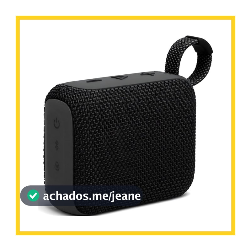 Caixa de Som Portátil 20W Impermeável com Bluetooth USB Tipo C MicroSD Som Limpo e Potente