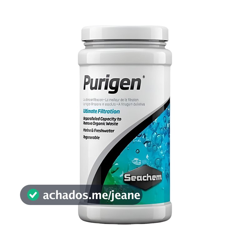 Purigen 250 Ml Seachem Trata 1000l Mídia Filtrante Aquários