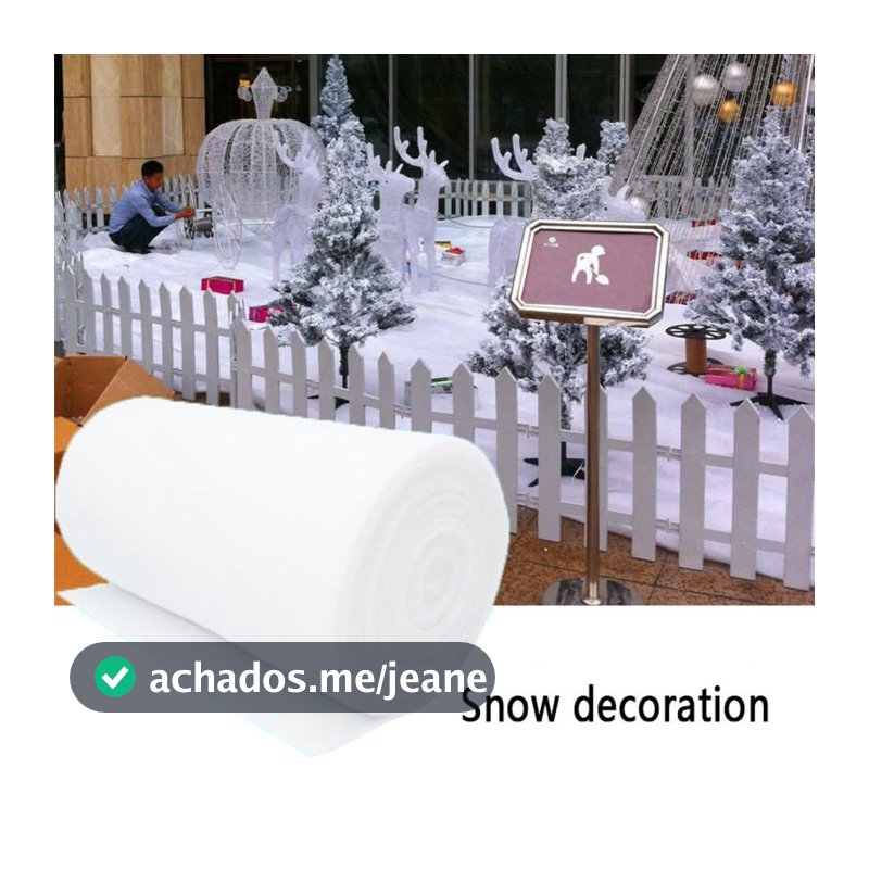 Cobertor De Cobertura De Neve De Natal , Tapete Falso De 80  240CM , Simulação De Flocos , Cenário De Árvore