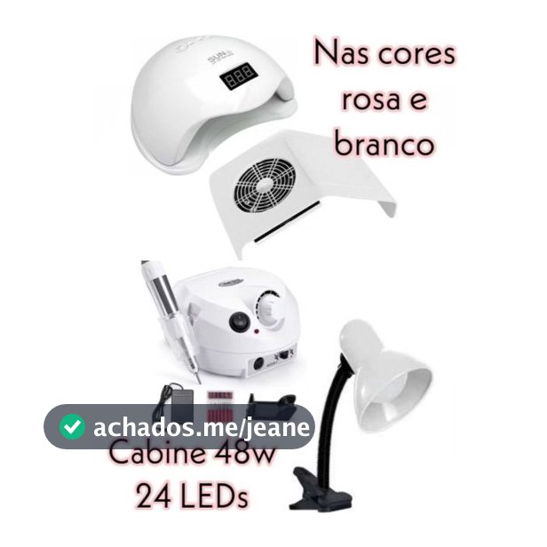 Kit Manicure Alongamento de Unhas Em Gel Porcelana Cabine Sun 5 Lixadeira Elétrica Luminária Coletor de Pó de Unhas