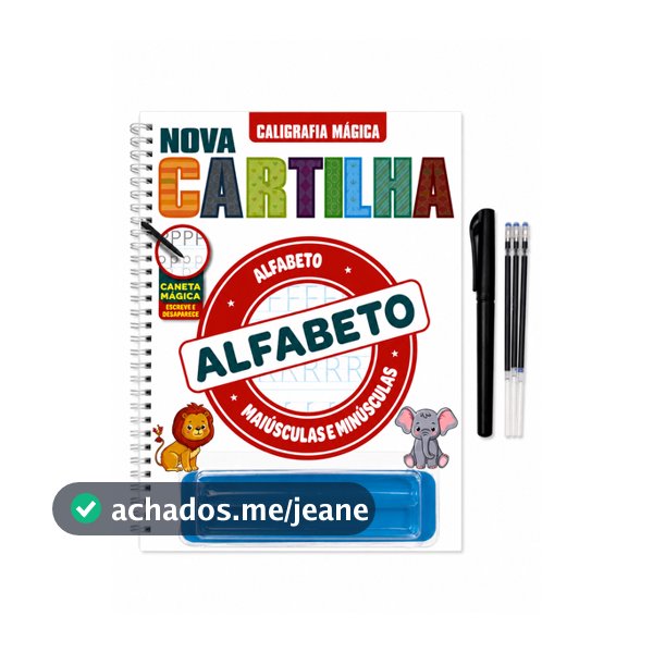 Caligrafia Mágica - Nova Cartilha - Alfabeto