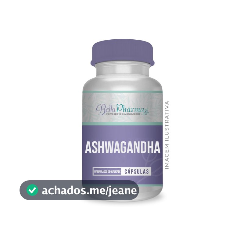 KIT 3 POTES ASHWAGANDHA 500MG 60 CÁPSULAS