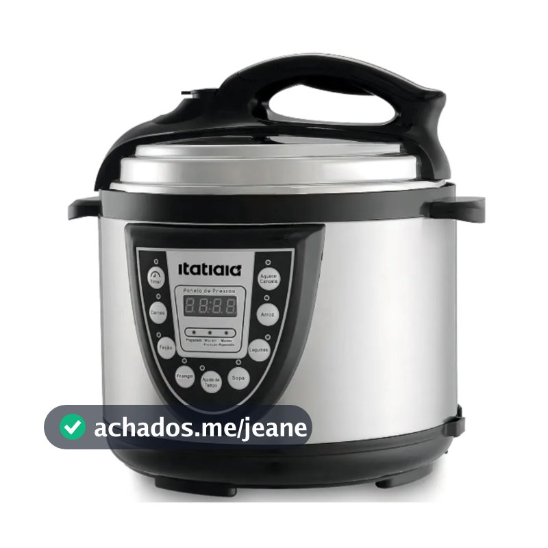 Panela de Pressão Elétrica Itatiaia EL MID 5L Inox 900W 127V – Cozinha Rápida e Prática