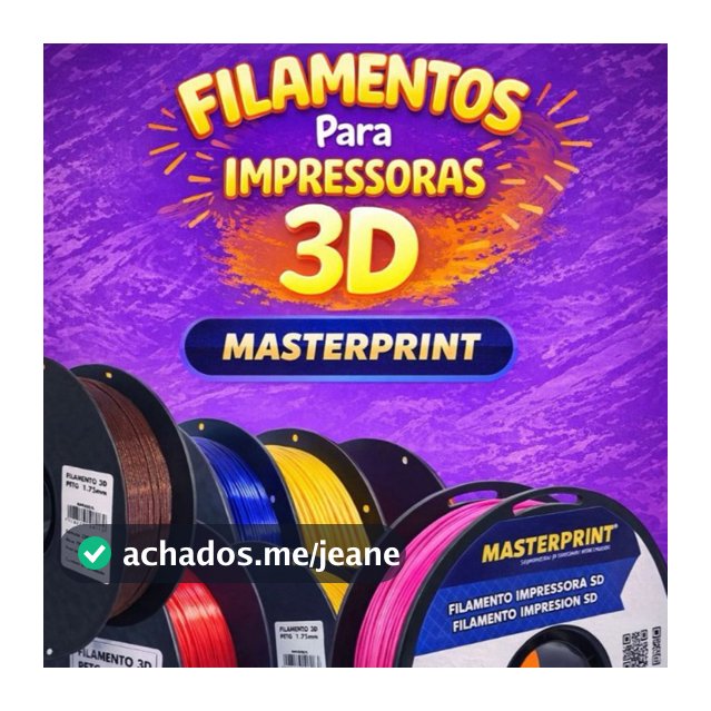 Filamento PETG e PLA 1Kg 1.75mm MasterPrint Premium Alta Resistência p/ Impressora 3D – Várias Cores