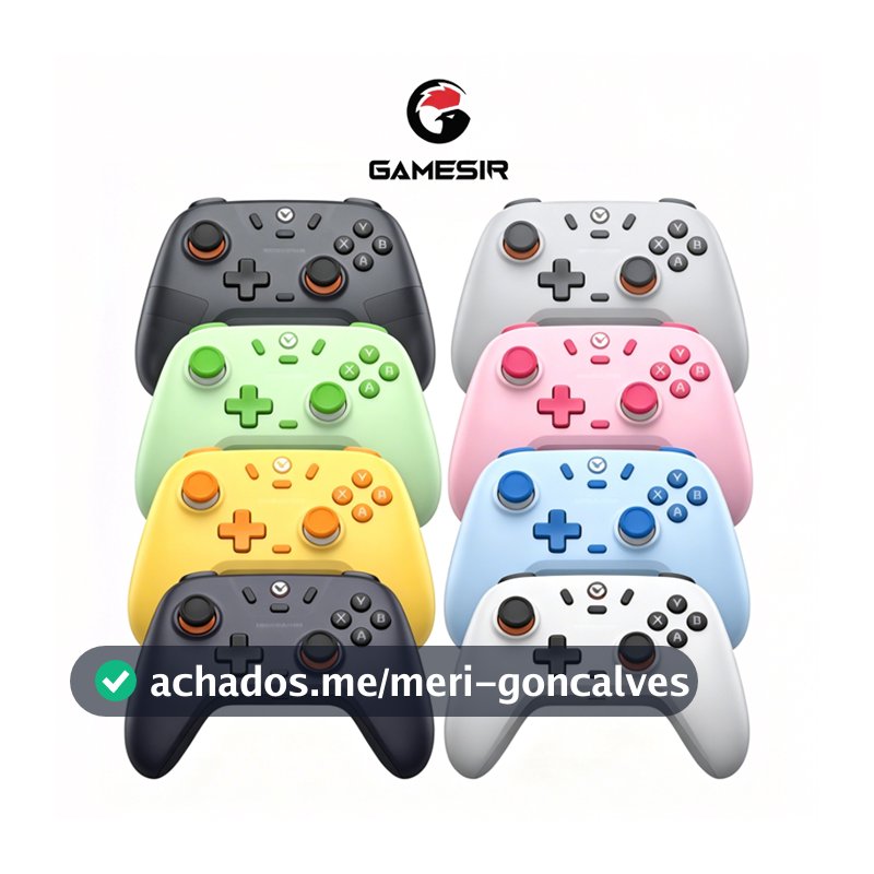 Controle GameSir T4 Nova Lite Sem Fio para PC Switch Android iOS Celular Steam com Hall Effect