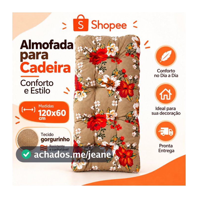 Almofada 120x60 Direto da Fabrica Pronta para o uso em Poltronas Cadeiras Assentos encosto de Sofá