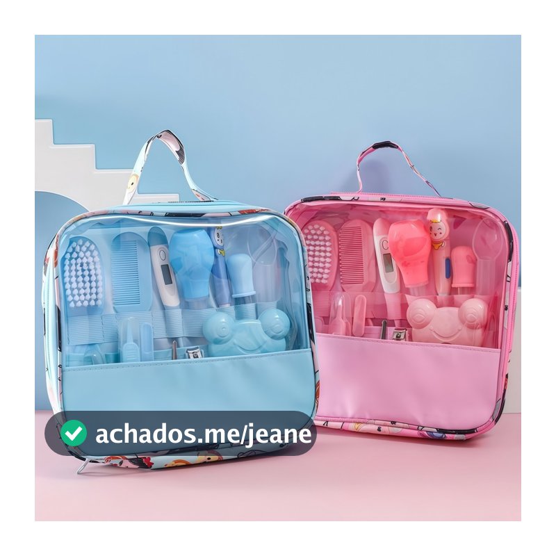 Kit Completo de Higiene Bebê 13 Peças para Chá de Bebê e Maternidade