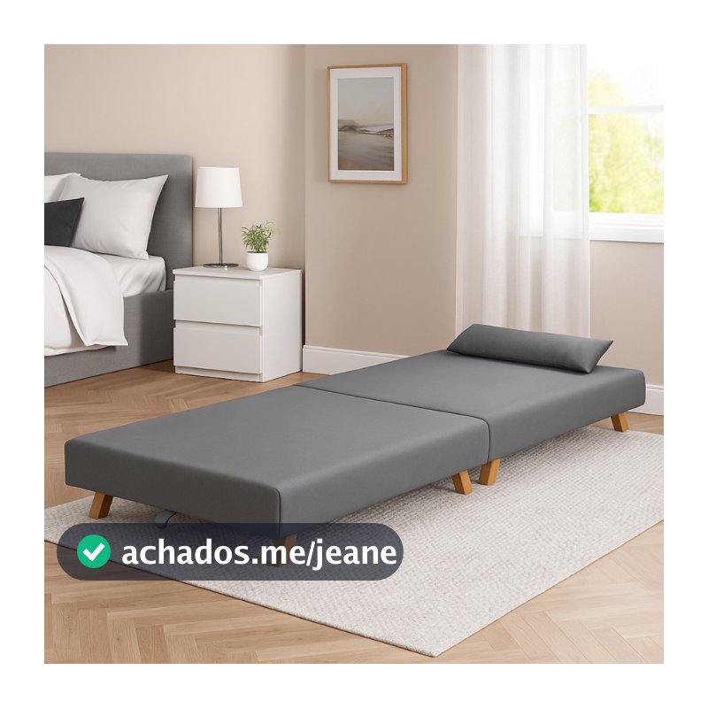 Cama Solteiro Portatil Dobrável Auxiliar Colchão Quarto Hospedes Camping Viagem