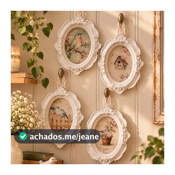 Mini Molduras Decorativas Vintage – Artesanais