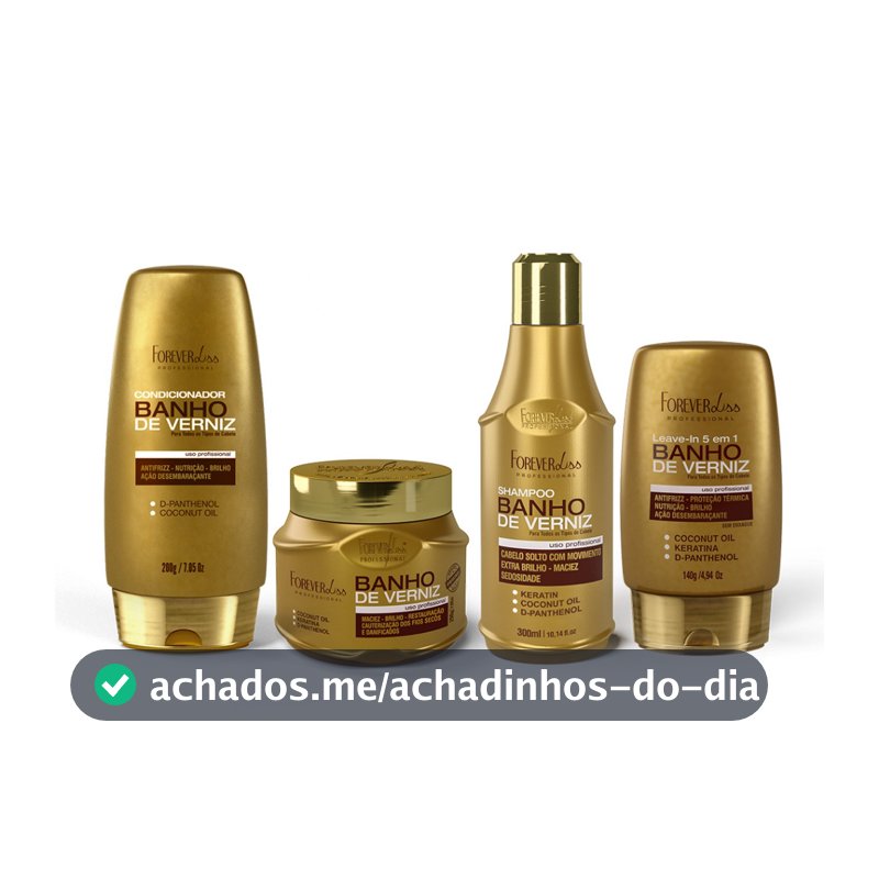 Kit Banho de Verniz Forever Liss