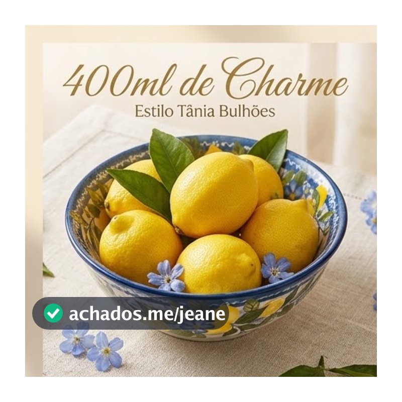 Bowl De Cerâmica 400ml Limão Siciliano Tigela Para Sobremesa Sopa Cumbuca Louça Mesa Posta