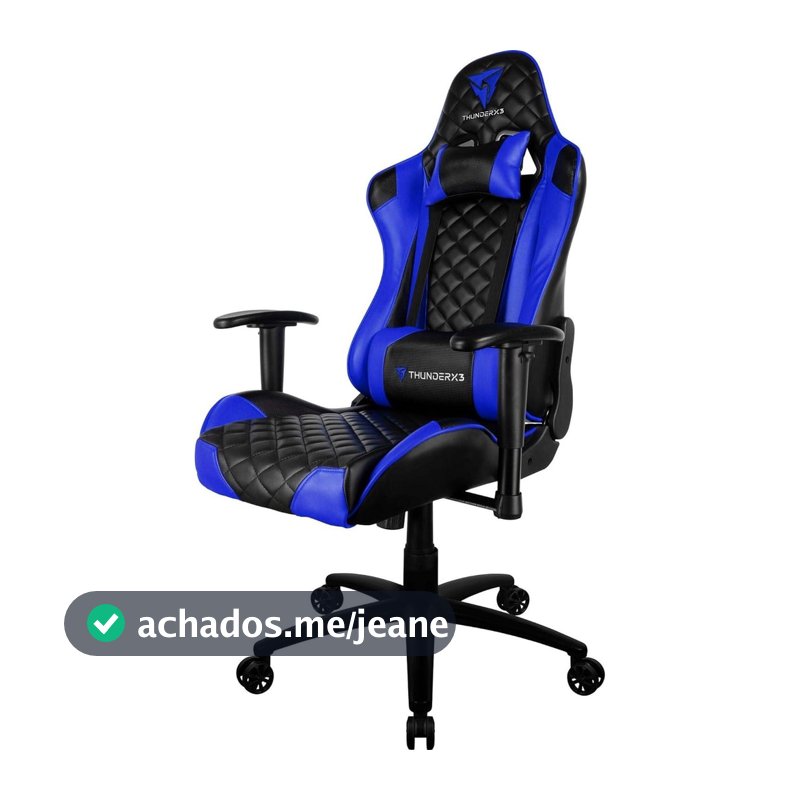 CADEIRA GAMER THUNDERX3 TGC12 BLACK/BLUE