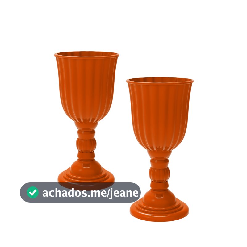 Kit 2 Vasos Dubai Grande Decoração Aniversário Casamentos