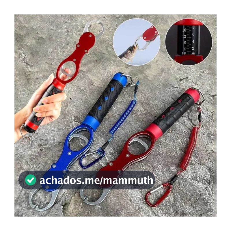 Alicate de pesca com Balança, pega Peixe, alicate de contenção com Balança