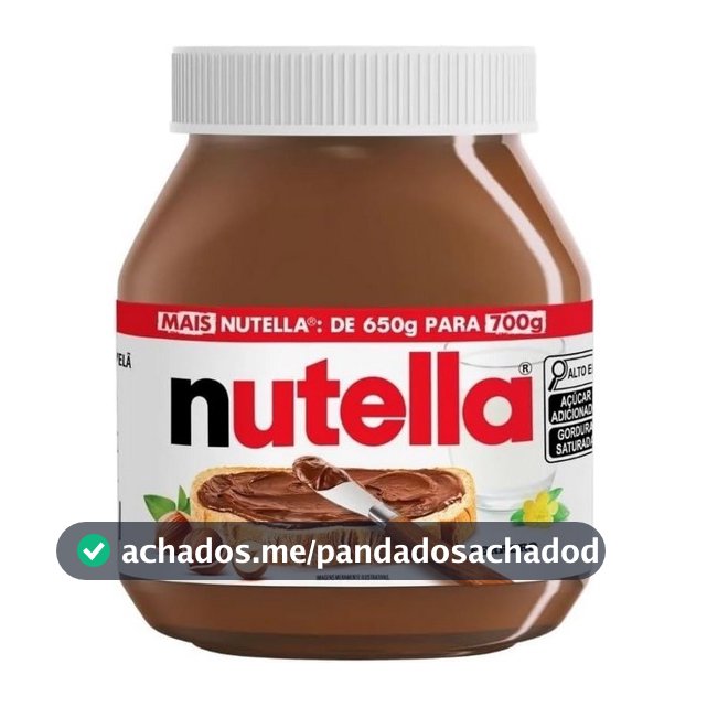 Nutella Ferrero Creme de Avelã 700g