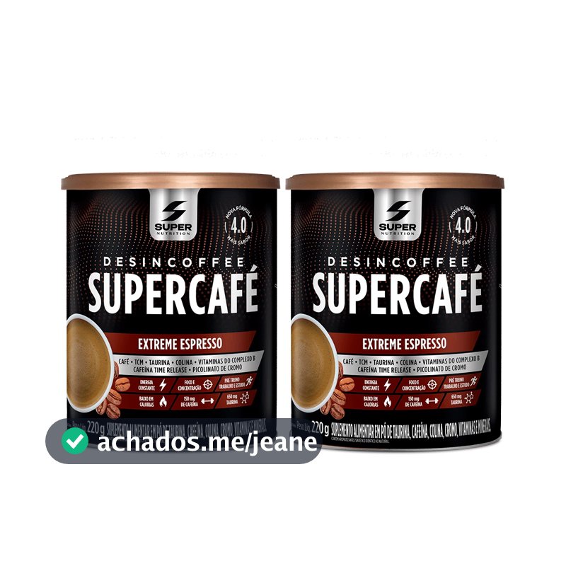 Kit 02 Desincoffee Supercafé Extreme Espresso