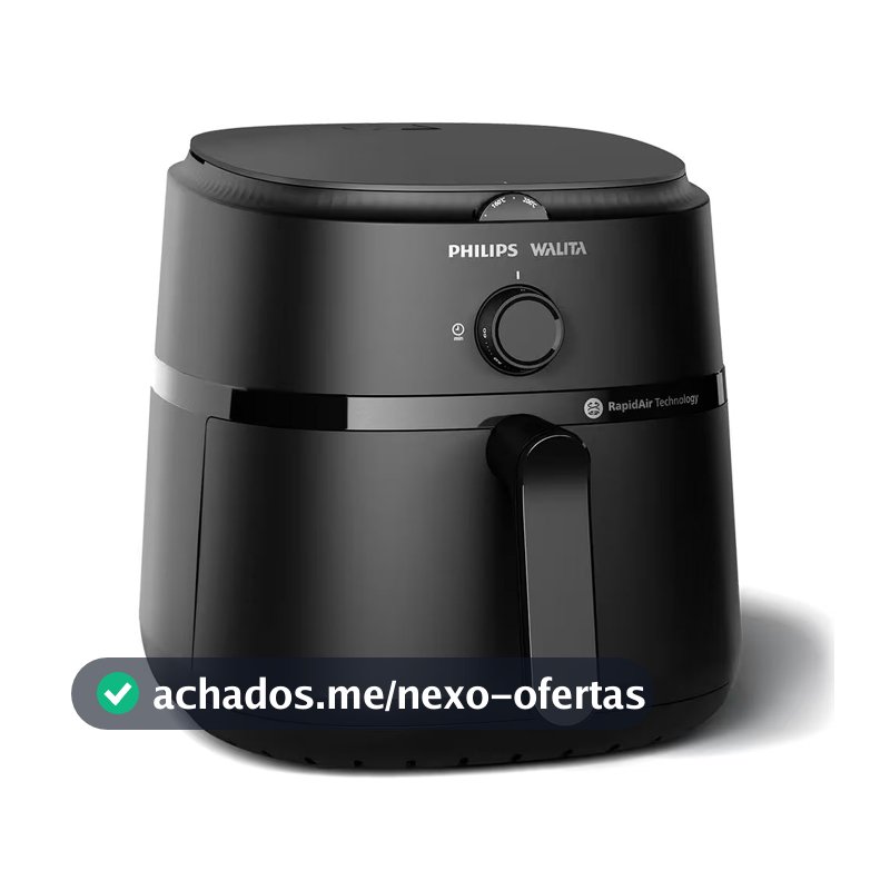 Fritadeira Airfryer Série 1000 XL 6,2L 1700W Grelha Removível Philips Walita