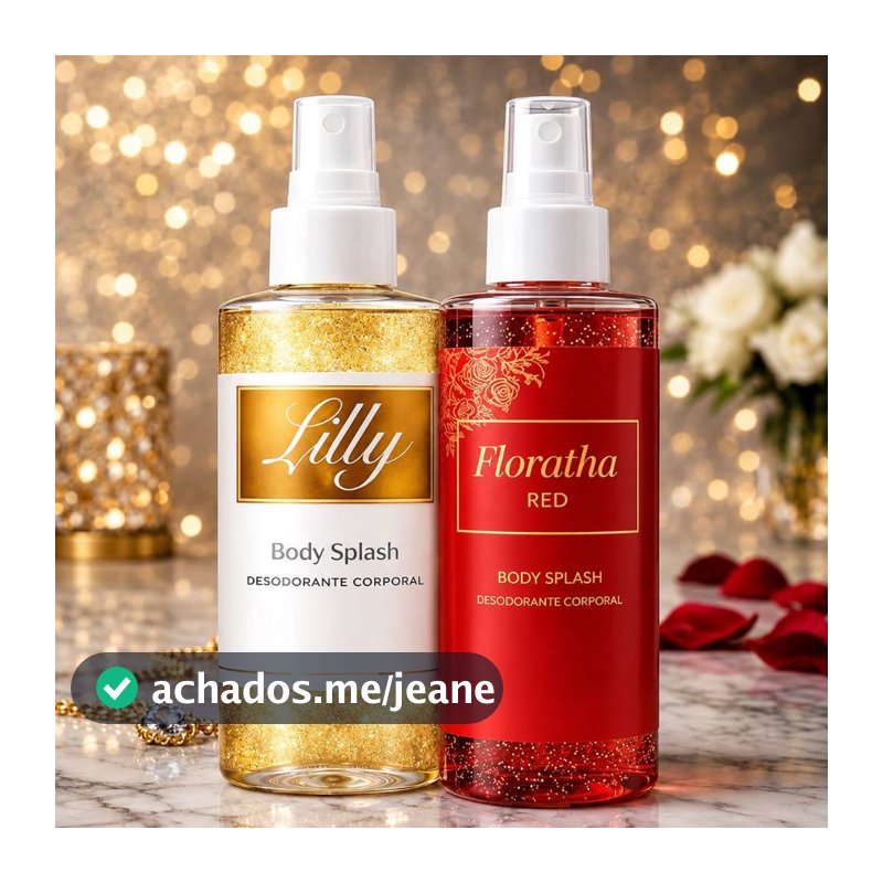 Body Splash Feminino Floratta Red e Lily Fragrância Leve e Refrescante