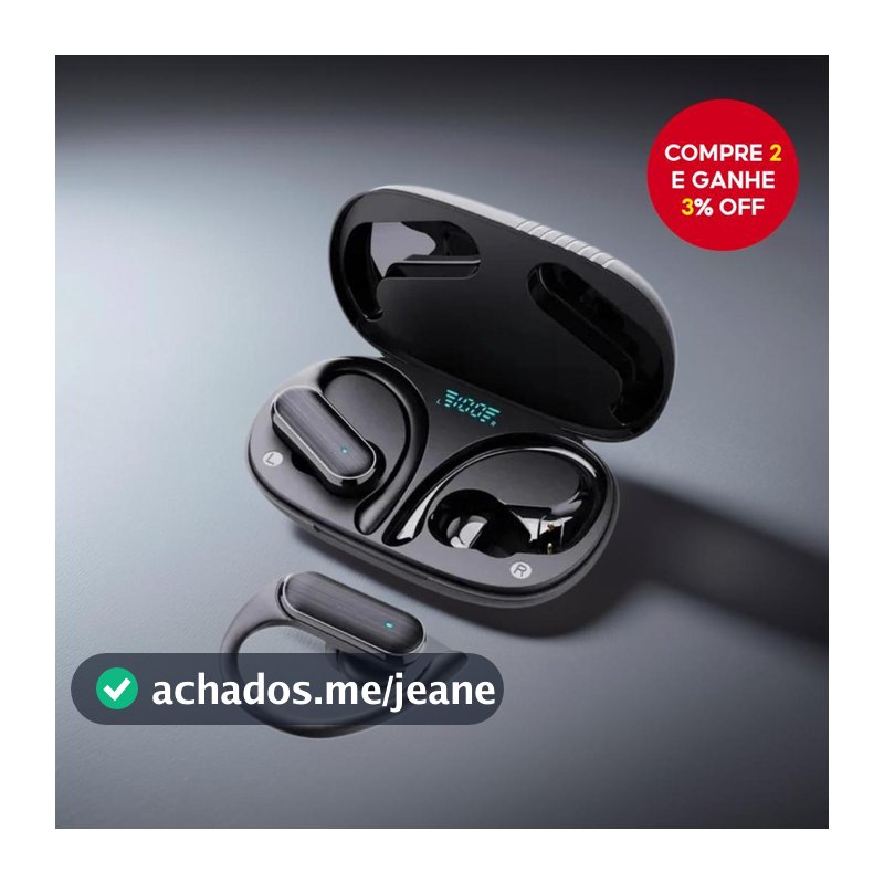 A520 TWS Fones de Ouvido Bluetooth Eurbuds Fones de Ouvido Sem Fio Bluetooth com Gancho de Orelha Controle por Toque