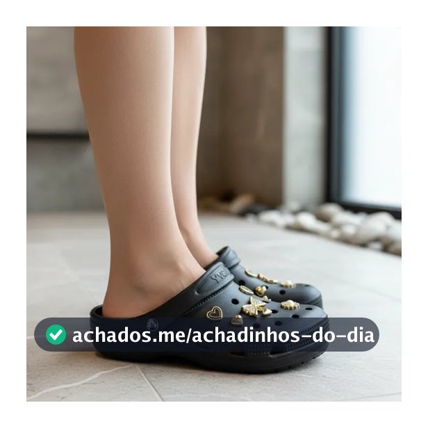 Nova Babuche Tradicional Feminina + Acessórios Pins Decorativos