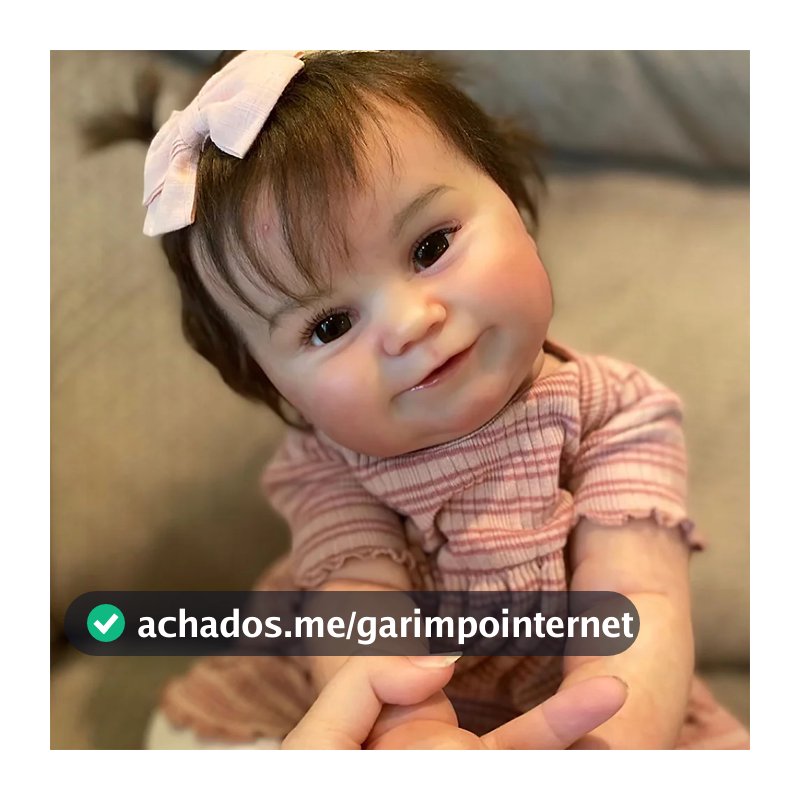 Bebê Reborn Boneca Silicone 48cm Maddie Realista