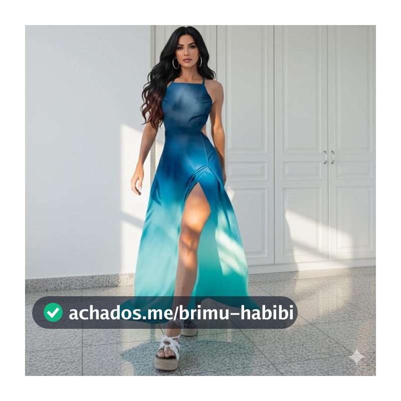 Vestido Longo  Degradê  Elegância