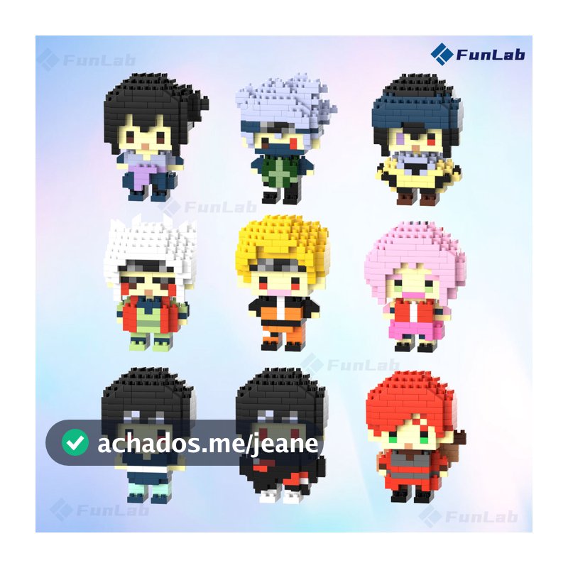 🔥Blocos Montar Mini Colecionáveis Anime Decoração para Presentes