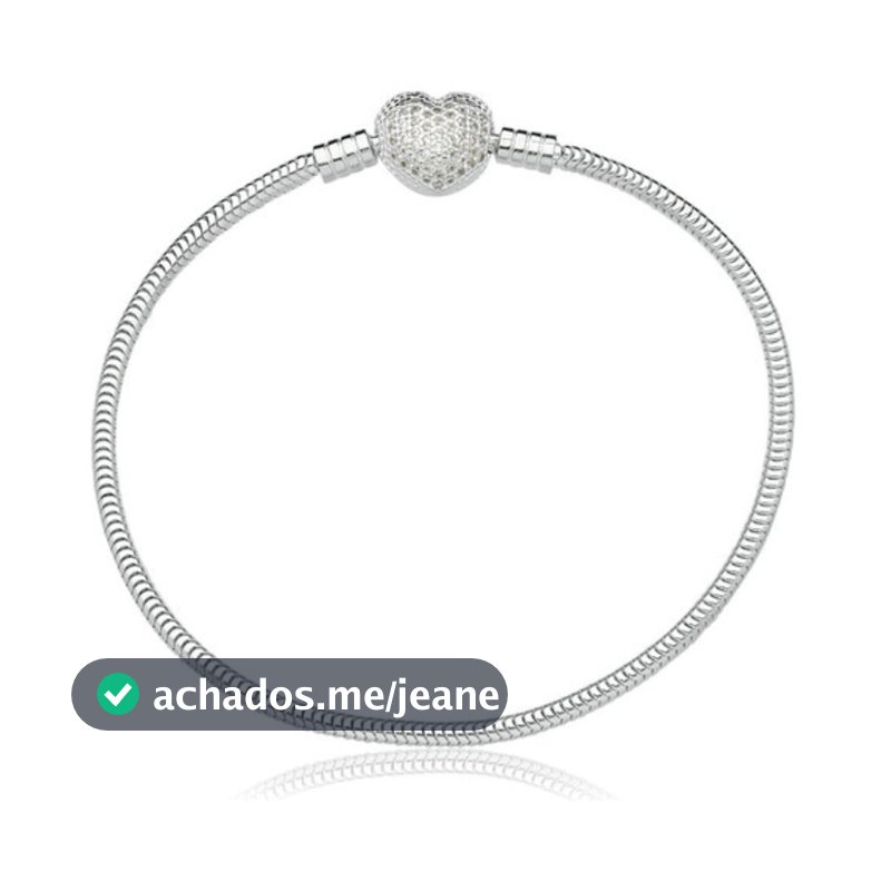 Pulseira Berloques Prata 925 Berloqueira Charms Bracelete