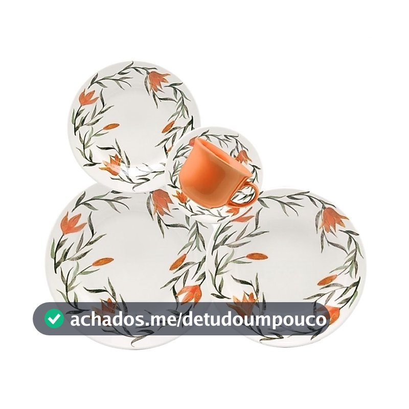 Aparelho Jantar/Chá | Chá Biona Oxford Donna Lírios, 20 Peças