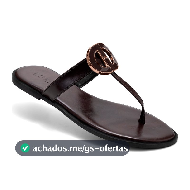 Sandália Feminina Lumiss Rasteira De Dedo Confortável Casual Delicada Elegante