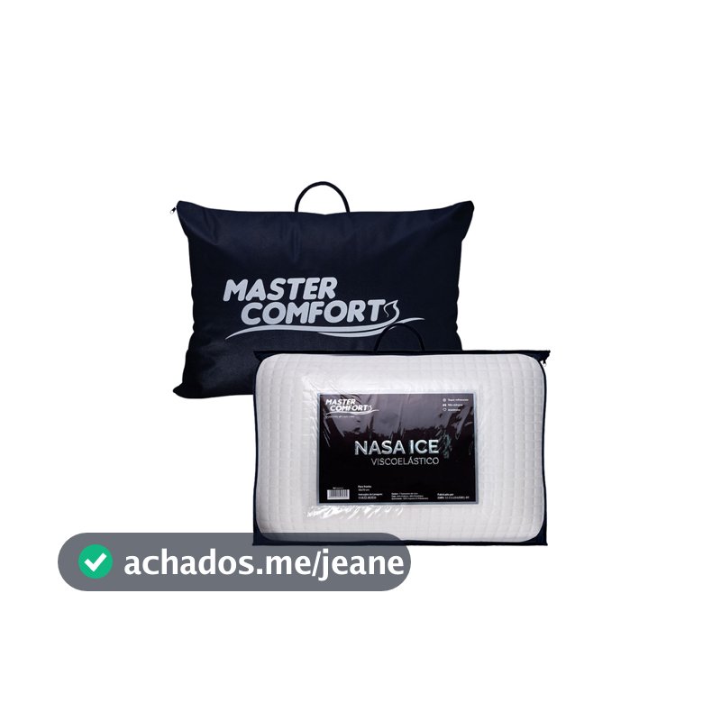 Travesseiro NASA Ice Viscoelástico 50x70 Master Comfort