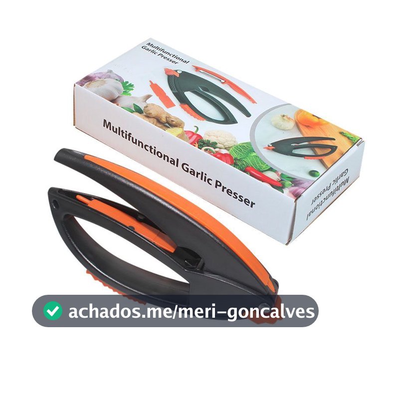 Espremedor De Alho E Frutas Multifuncional para esmagar, fatiar e picar alho Manual - N66494